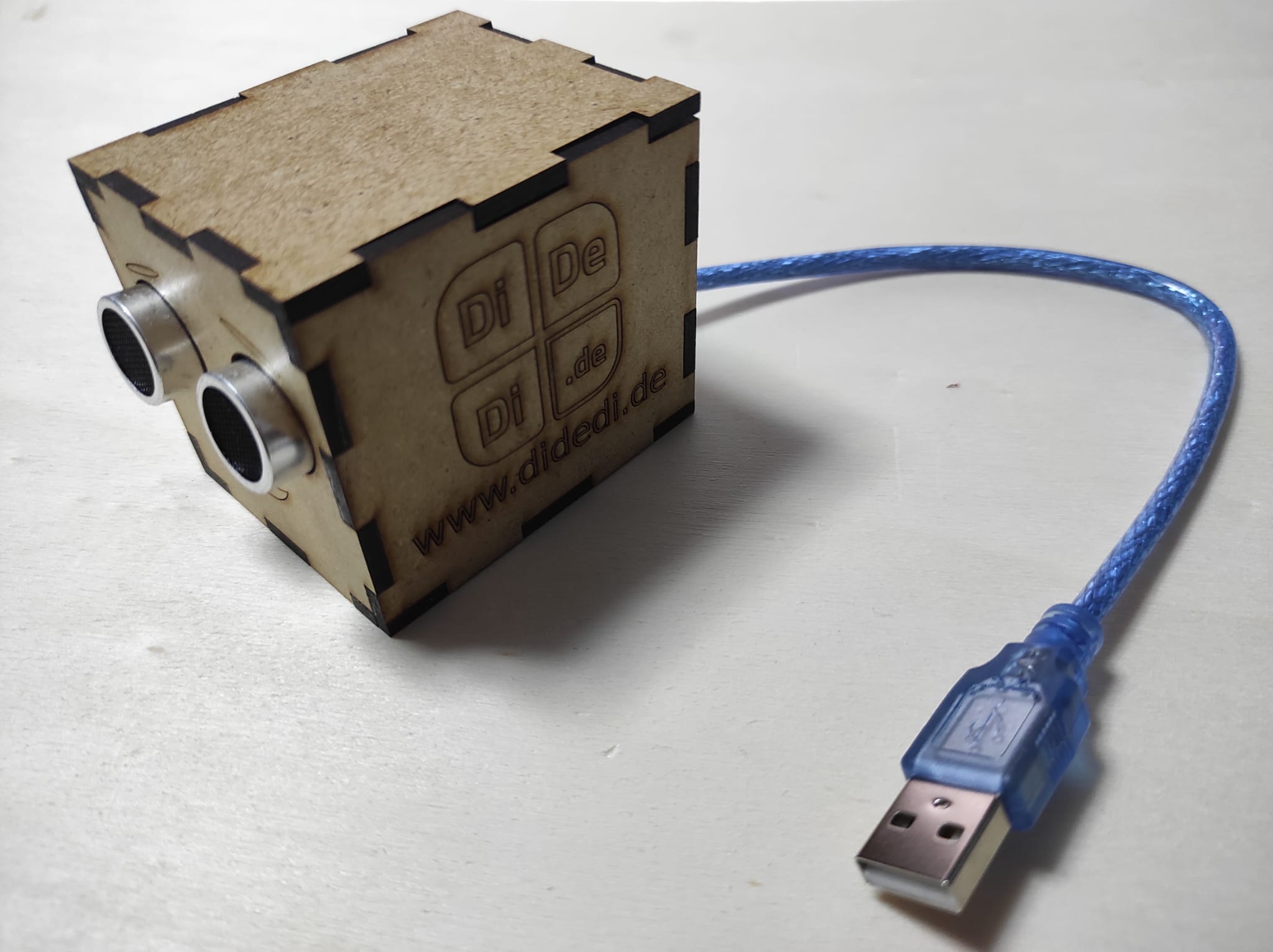 Zusammengebautes Gerät im Gehäuse